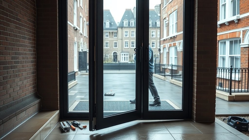 Pivot Door Installation Caterham